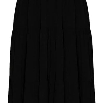 Women's Summer Boho Spaghetti Strap Square Neck Ruffle Casual Flowy Long Dress Beach Swing Party Maxi Dress - Black