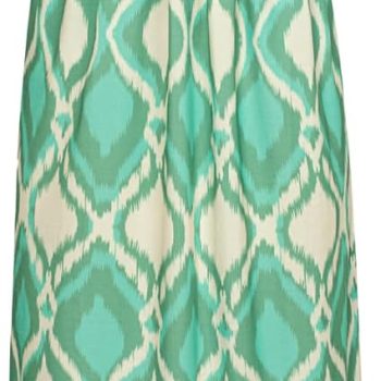 Women Strapless Dress Casual Loose Ruched Long Maxi Dress with Pockets - Apricot Green Flower