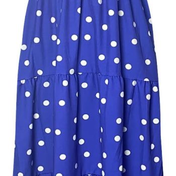 Women's Summer Boho Spaghetti Strap Square Neck Ruffle Casual Flowy Long Dress Beach Swing Party Maxi Dress - Royal Blue