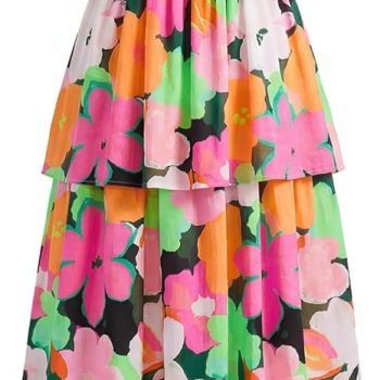 Summer Dresses for Women 2026 Floral Spaghetti Strap Wedding Guest Dress Maxi Beach Vacation Clothes - Floral Multicolored Green