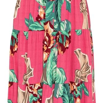 Women's Summer Boho Spaghetti Strap Square Neck Ruffle Casual Flowy Long Dress Beach Swing Party Maxi Dress - Red