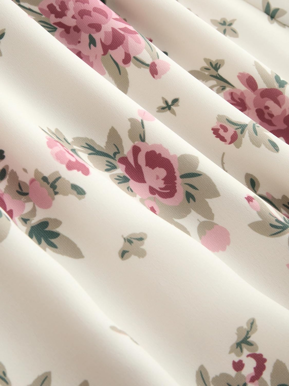 Floral Dress for Women Summer Mini Sundresses Spaghetti Strap Cute Vacation Dresses Boho Casual Outfits - White & Pink
