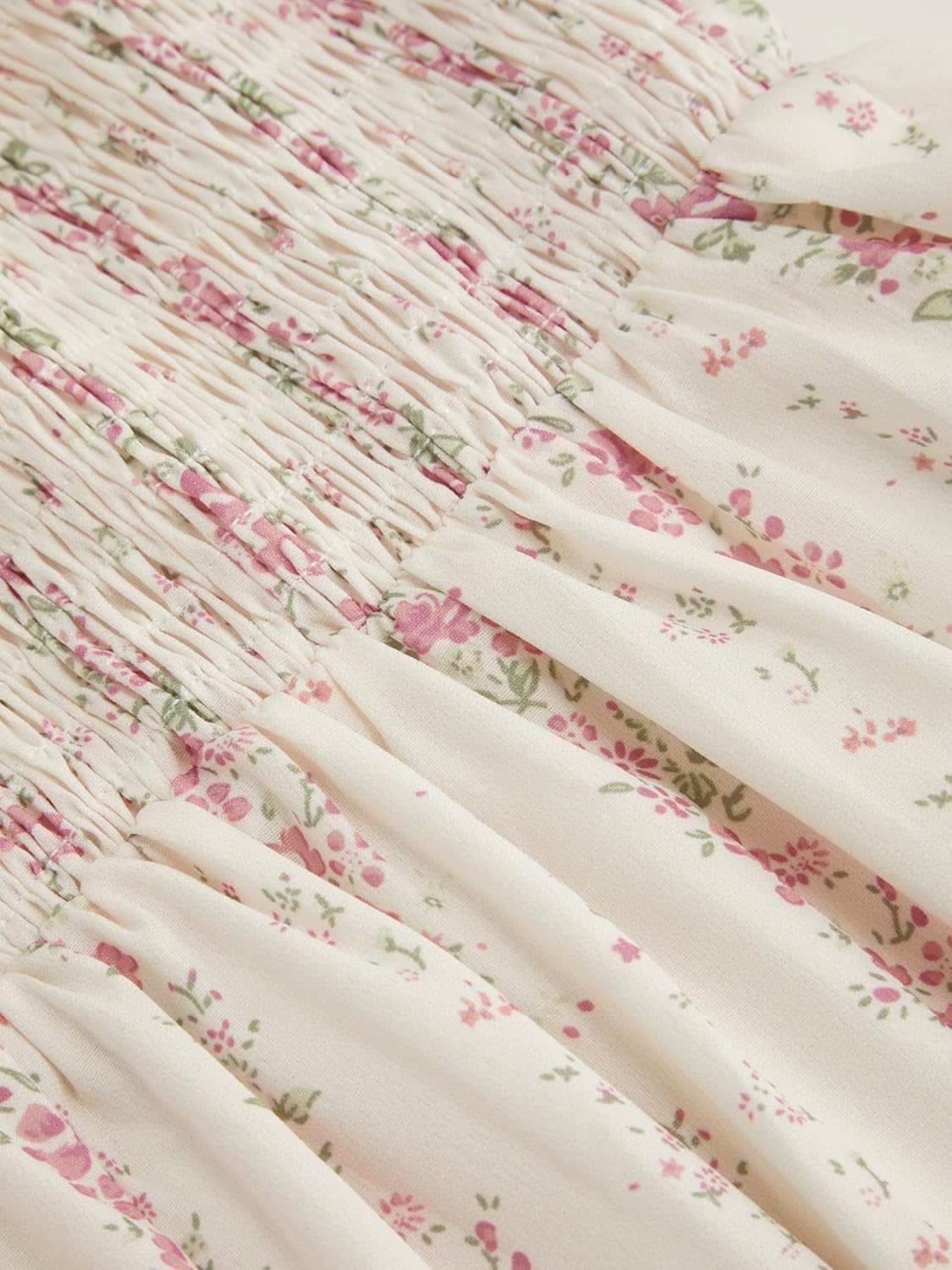 Floral Dress for Women Summer Mini Sundresses Spaghetti Strap Cute Vacation Dresses Boho Casual Outfits - Pink